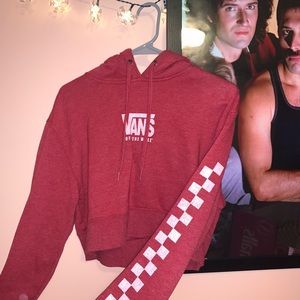 Cropped Vans hoodie